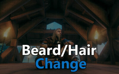 How to quickly change your beard and hair in Valheim